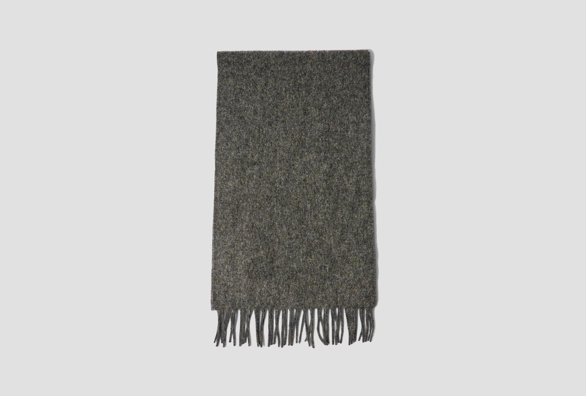 MOON LAMBSWOOL SCARF N83-0021 Charcoal
