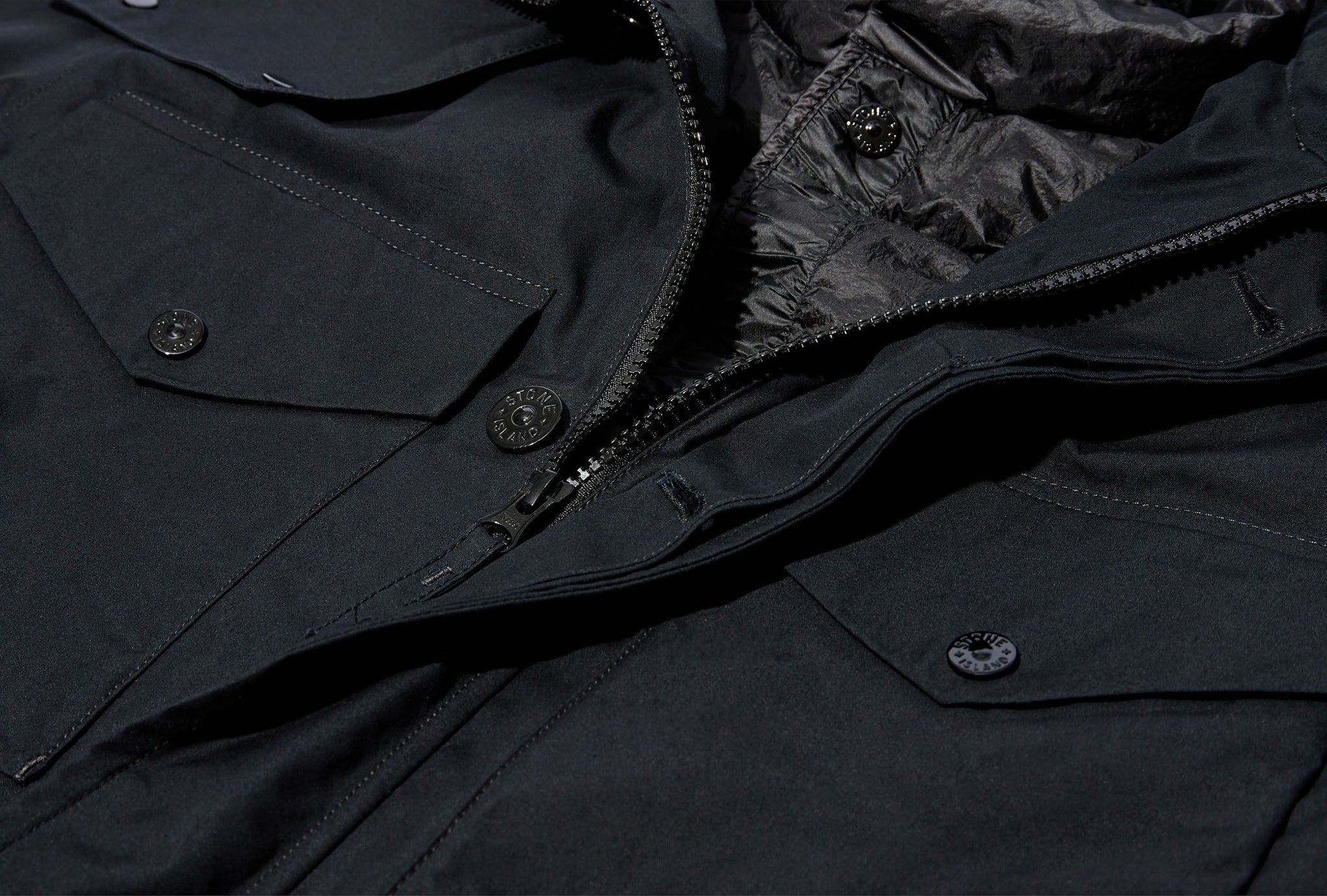 O-VENTILE® STONE ISLAND GHOST PIECES 7715437F1 Black