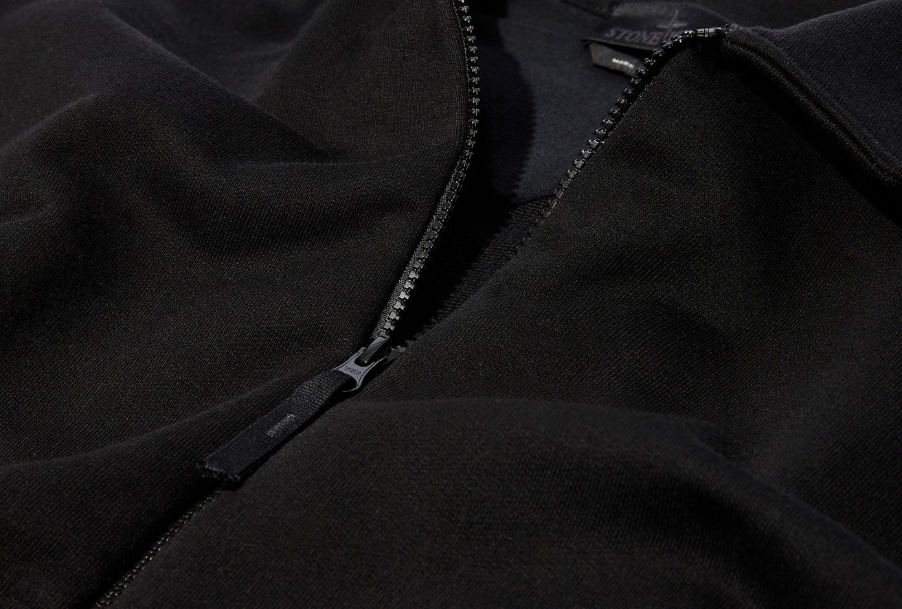 DENSE COTTON FLEECE STONE ISLAND GHOST PIECES 7715624F3 Black