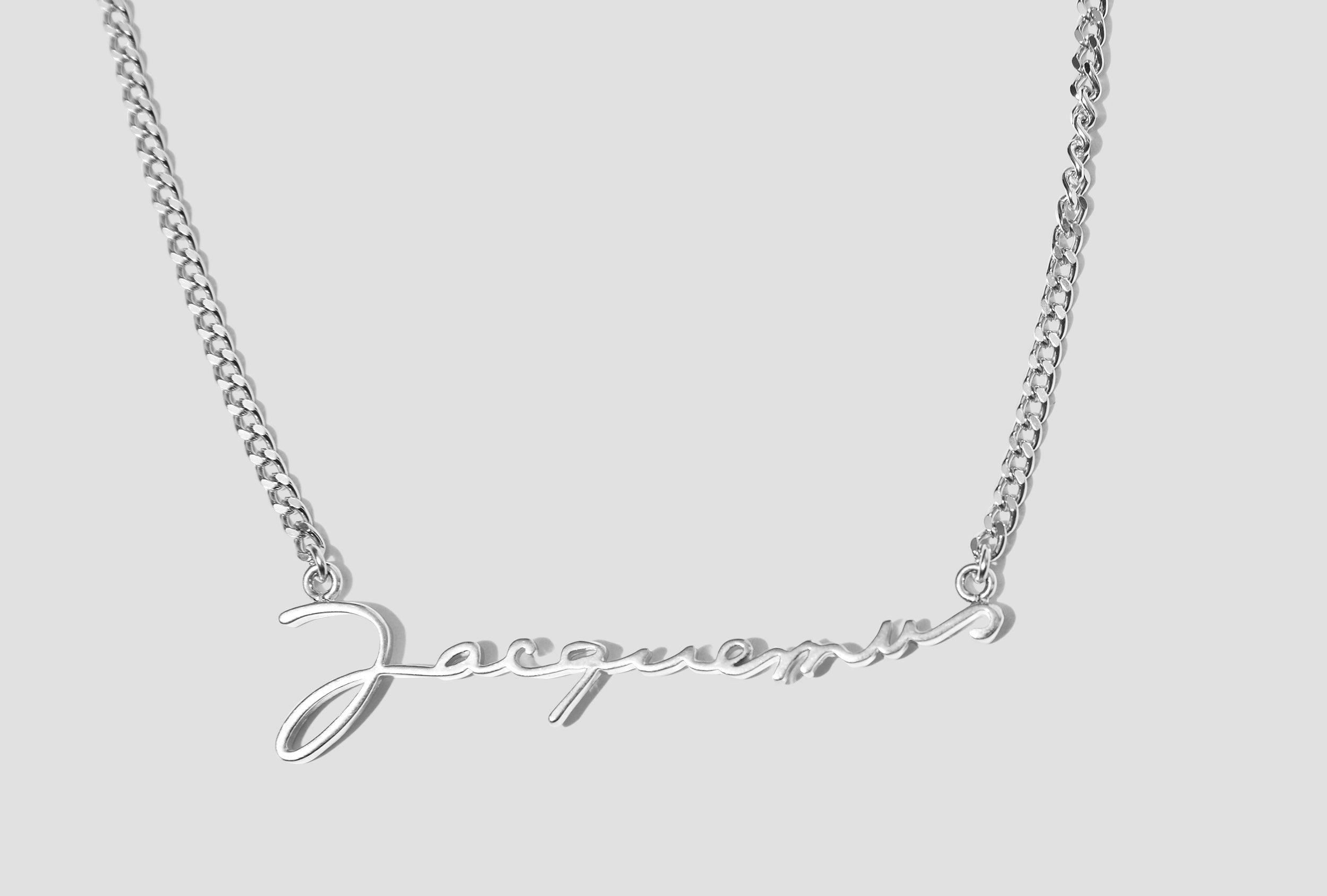 JACQUEMUS LA CHAINE JACQUEMUS 223JW333-5845 Silver – HARRESØ