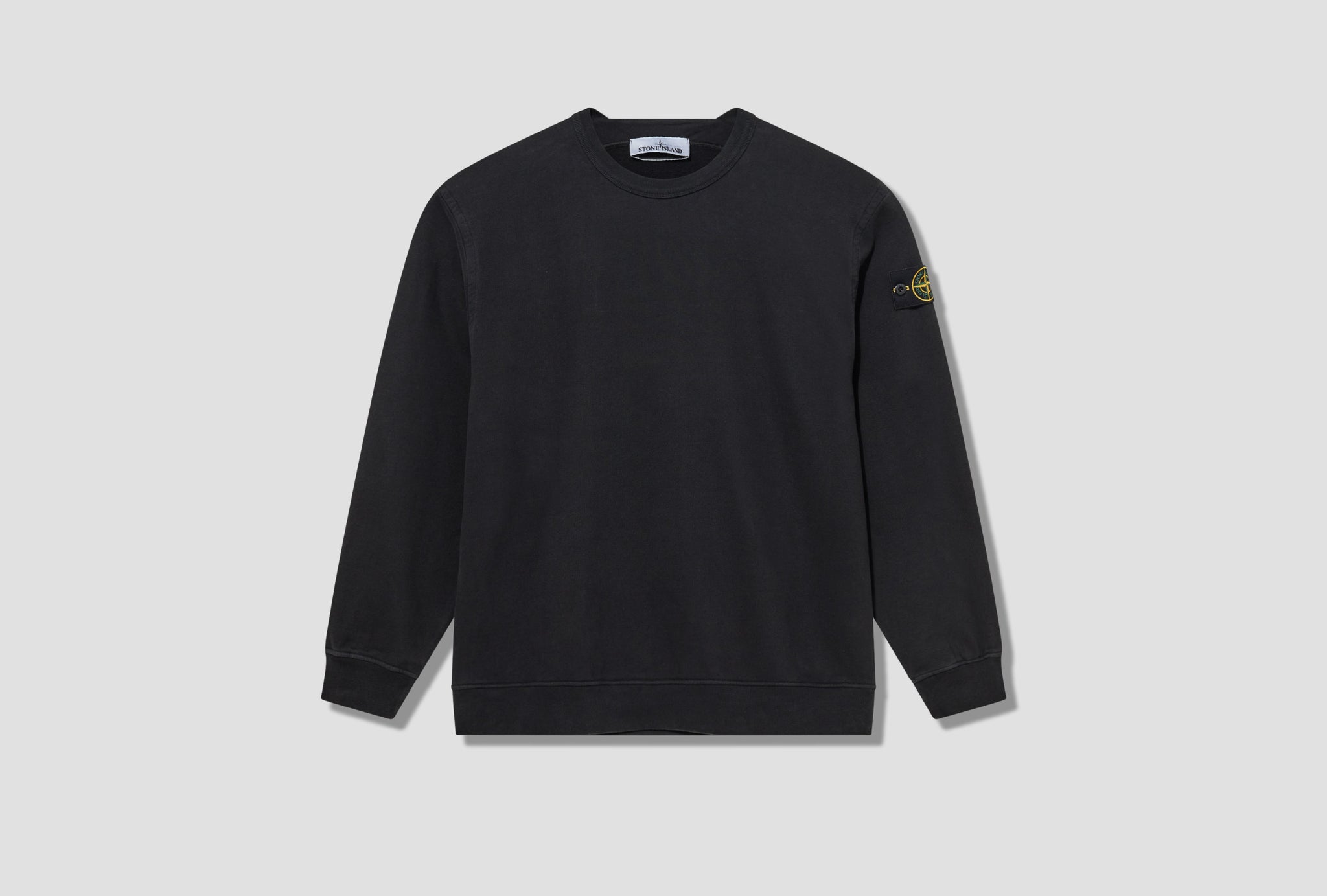 BRUSHED COTTON FLEECE GARMENT DYED 771561720 Black