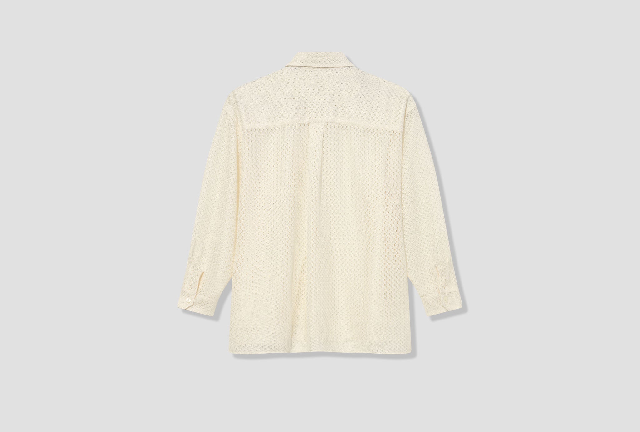 POPOVER SHIRT - OFF WHITE TECHNICAL LACE M4222PO Off white