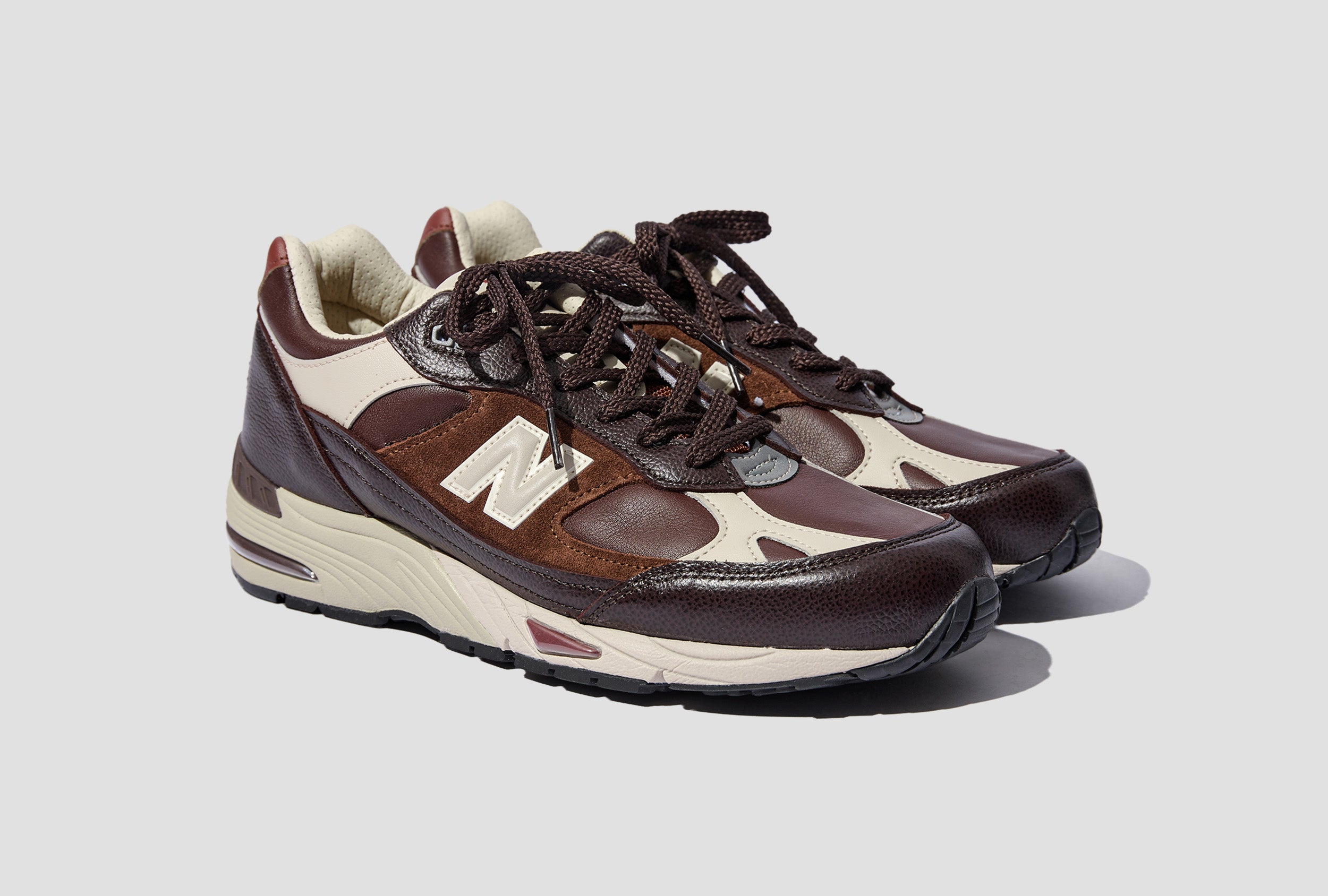 NEW BALANCE MADE IN UK 991 - EARTH/FRENCH ROAST M991GBI Brown