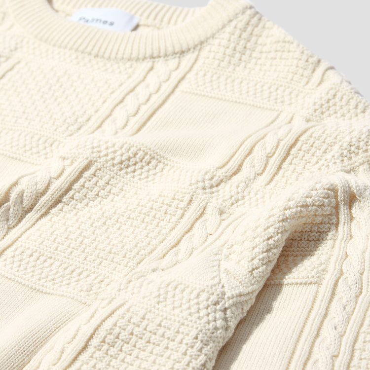 FLYNN KNITTED SWEATER 00680092 Off white