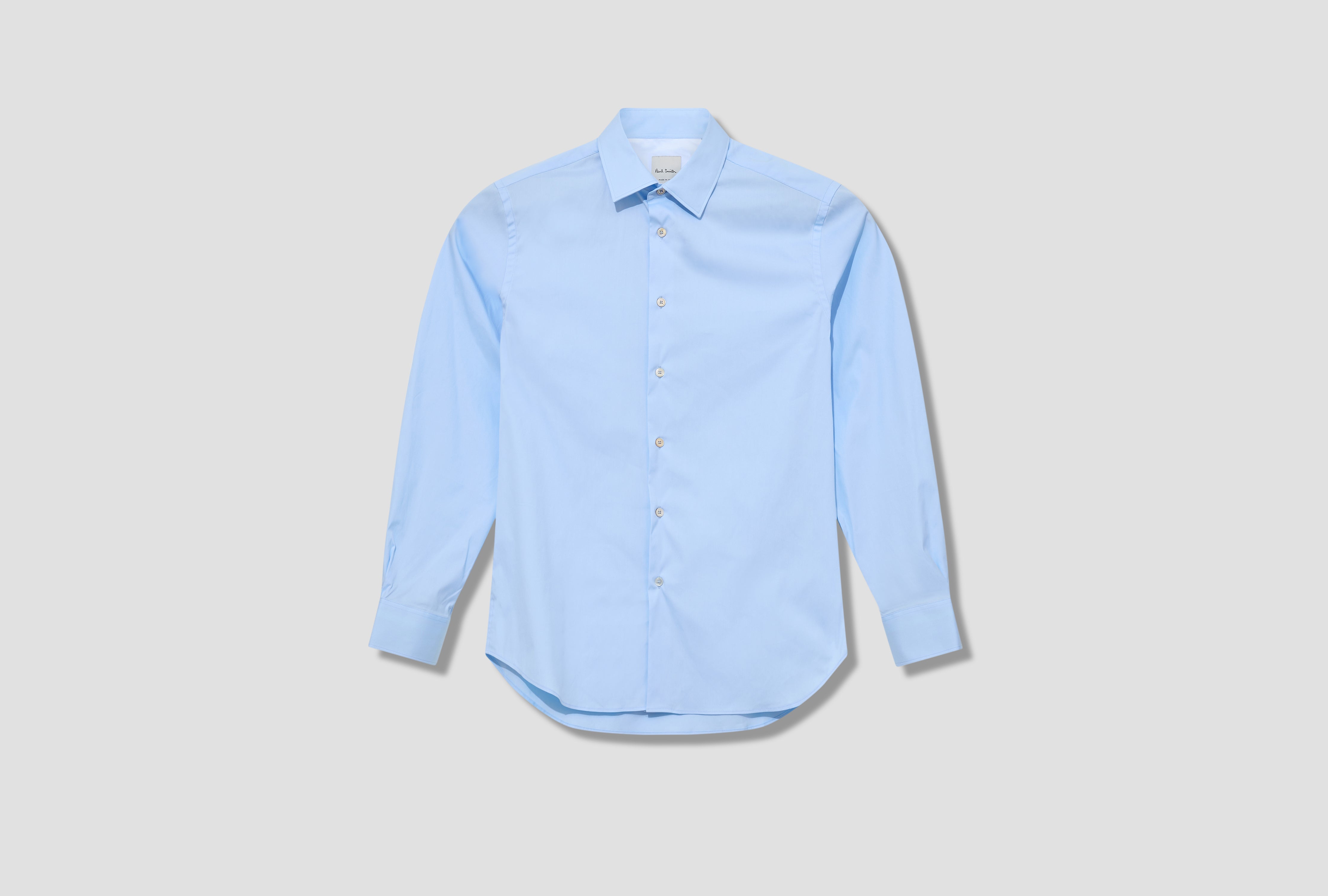 MENS S/C TAILORED FIT SHIRT M1R-800P3-H00051 Light blue