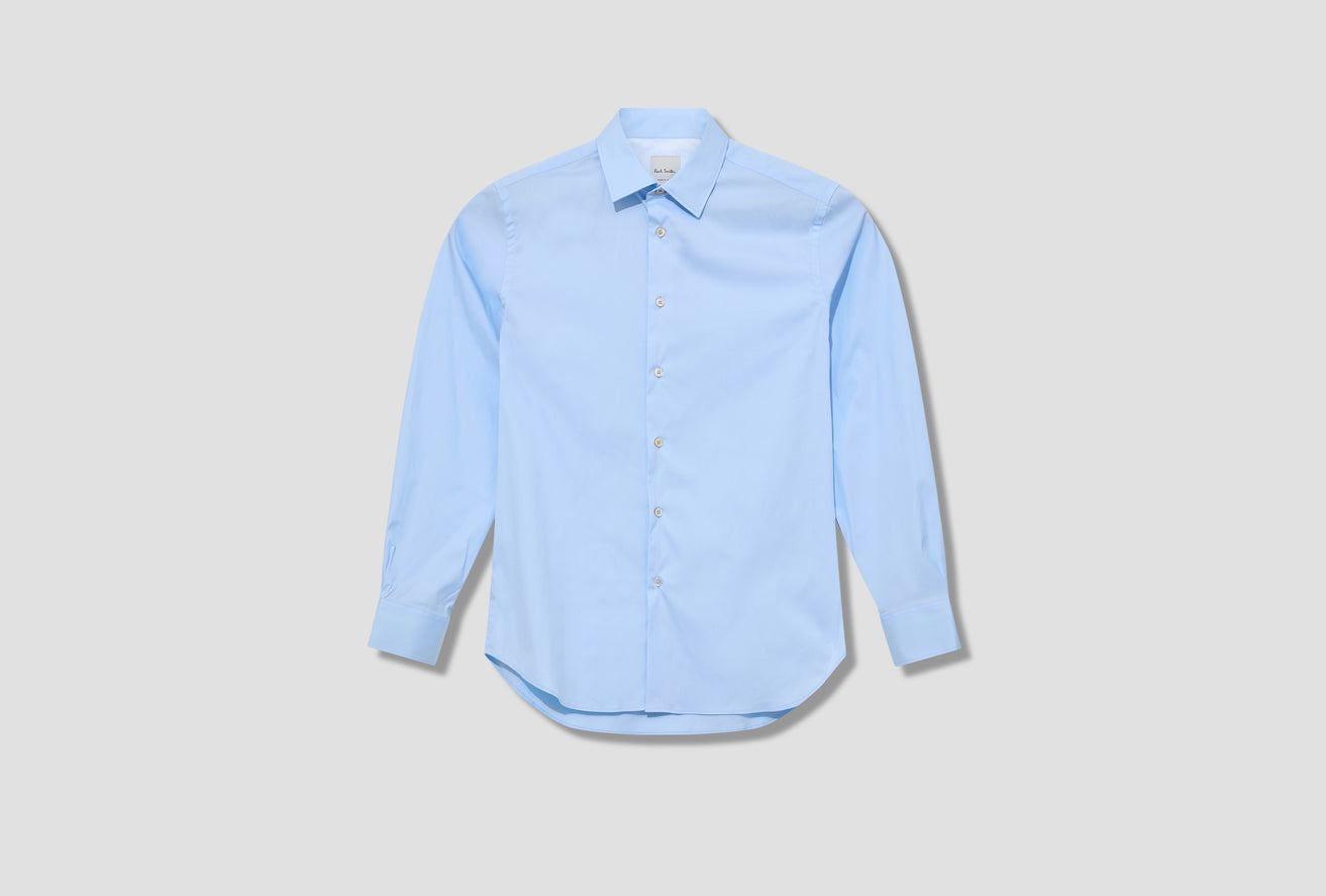 MENS S/C TAILORED FIT SHIRT M1R-800P3-H00051 Light blue