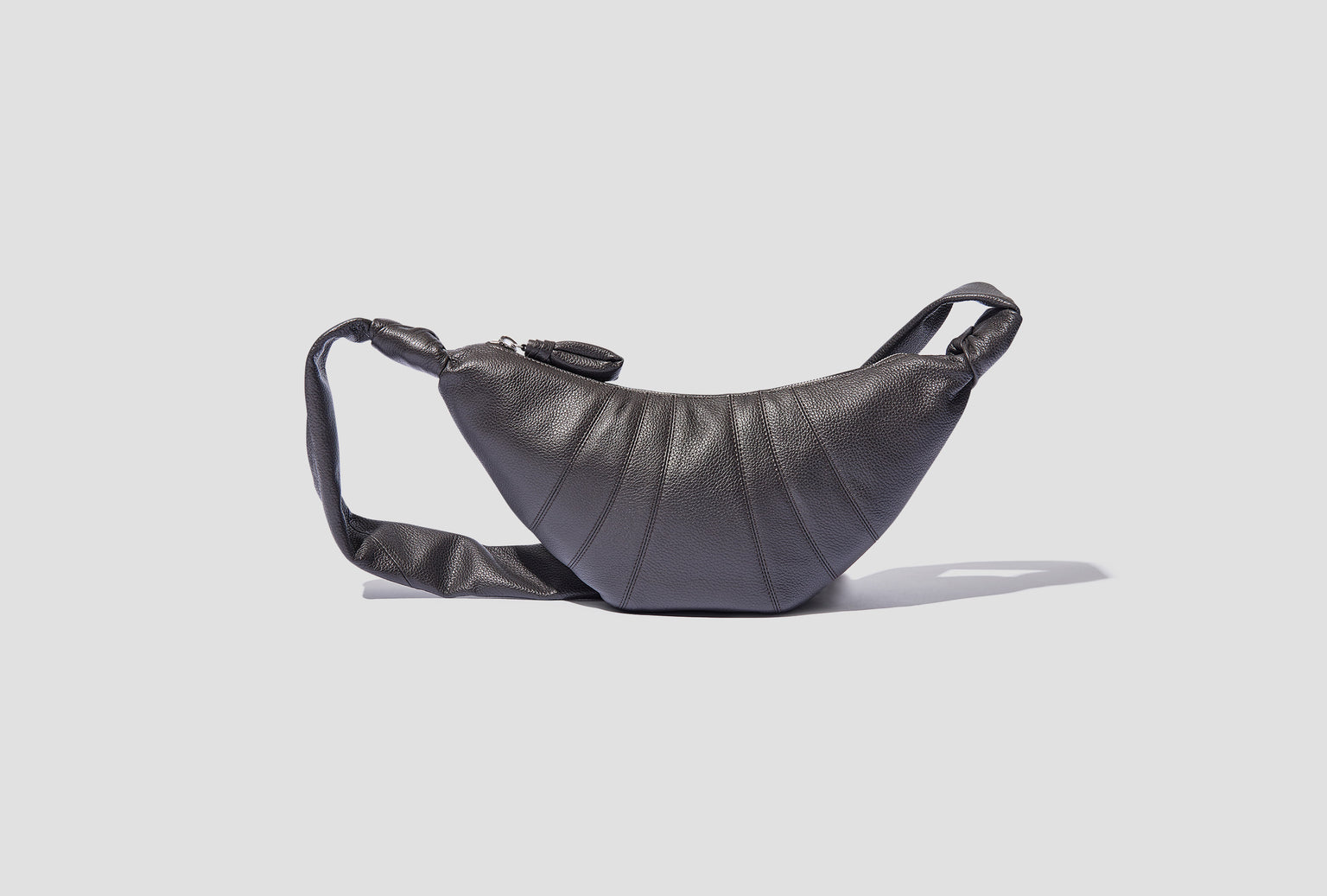 SMALL CROISSANT BAG - SOFT GRAINED LEATHER BG0003 LL0018 Dark brown