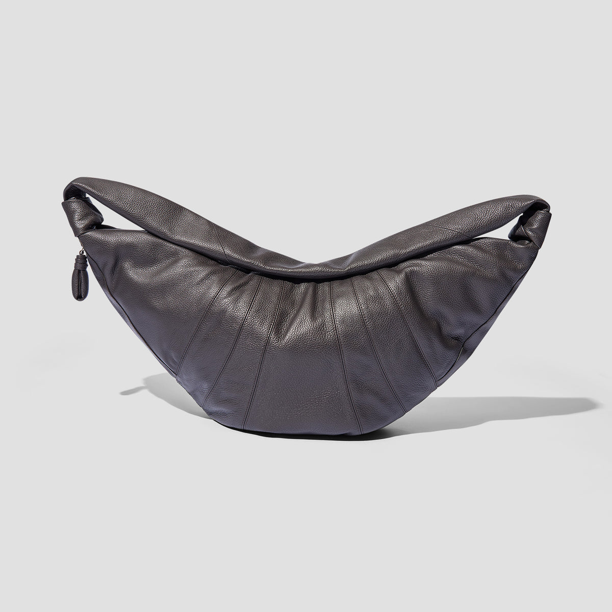 LEMAIRE LARGE CROISSANT BAG - SOFT GRAINED LEATHER BG0000 LL0018 brown ...
