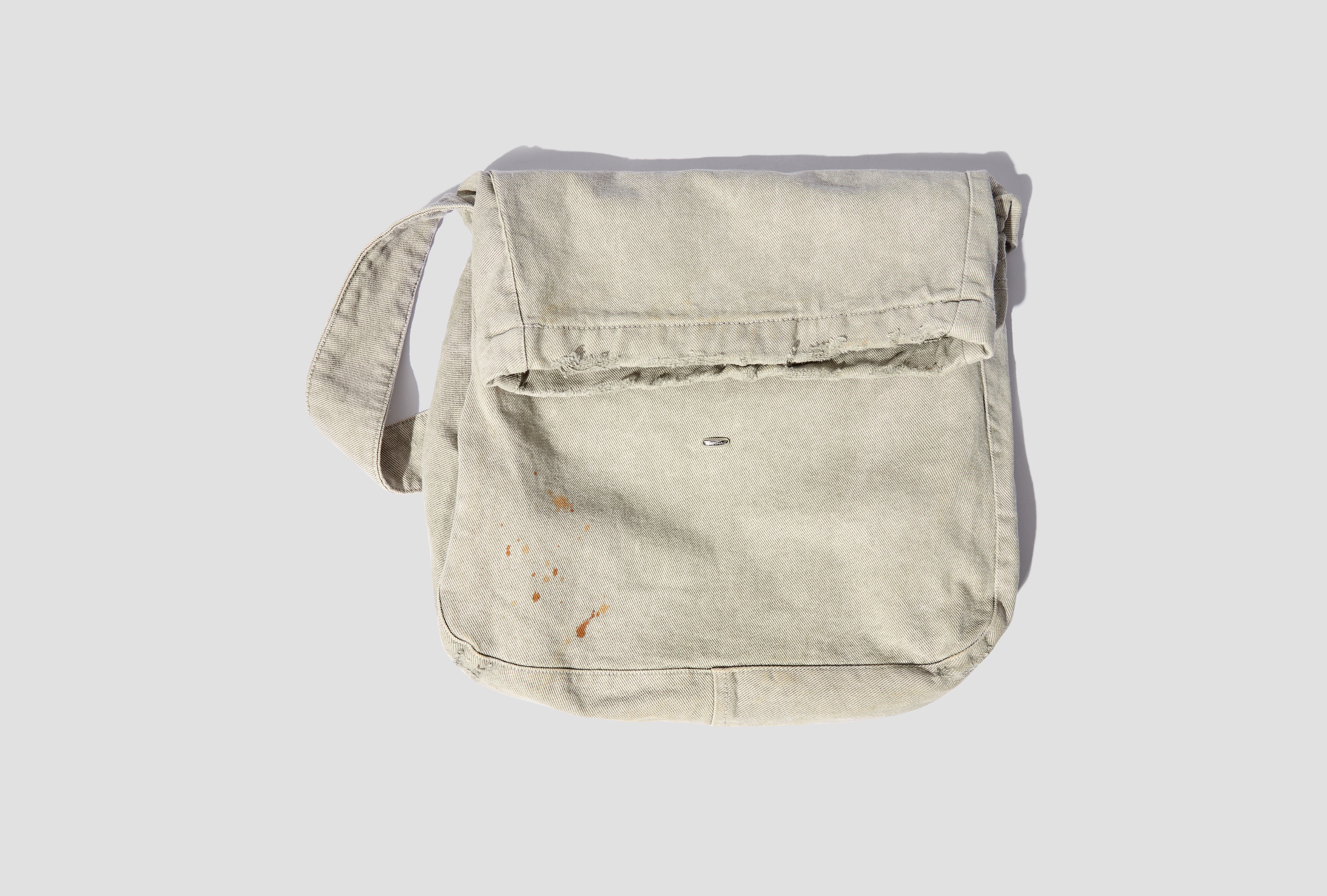 OUR LEGACY Attic Wash Denim SLING BAG