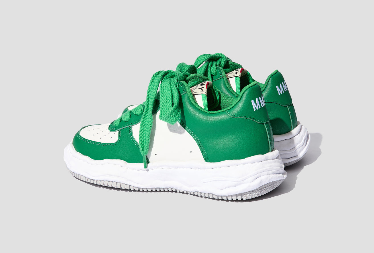 WAYNE LOW - ORIGINAL SOLE COW LEATHER LOW-TOP SNEAKER A08FW706 Green