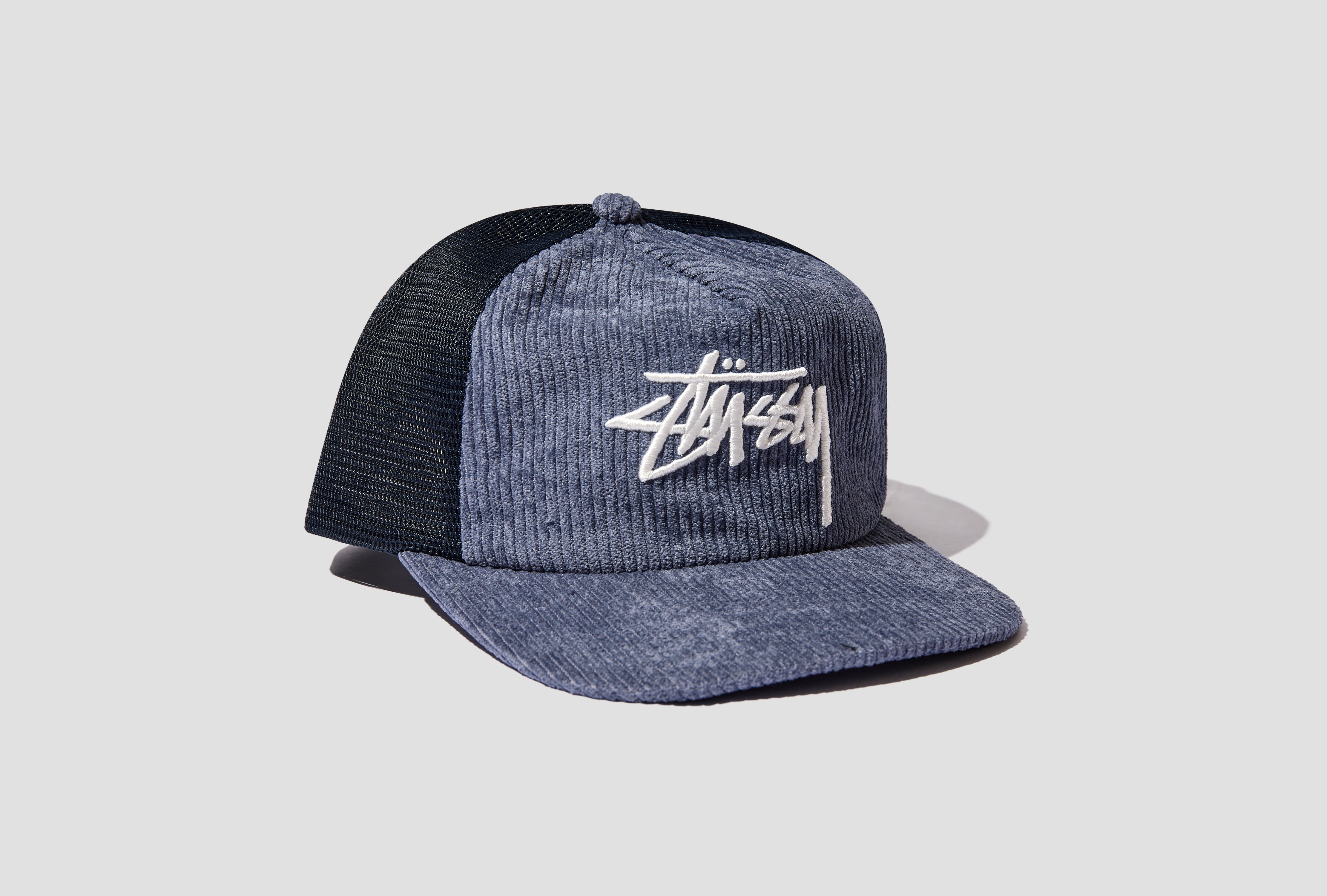 STÜSSY CORDUROY TRUCKER CAP 1311068 Navy – HARRESØ