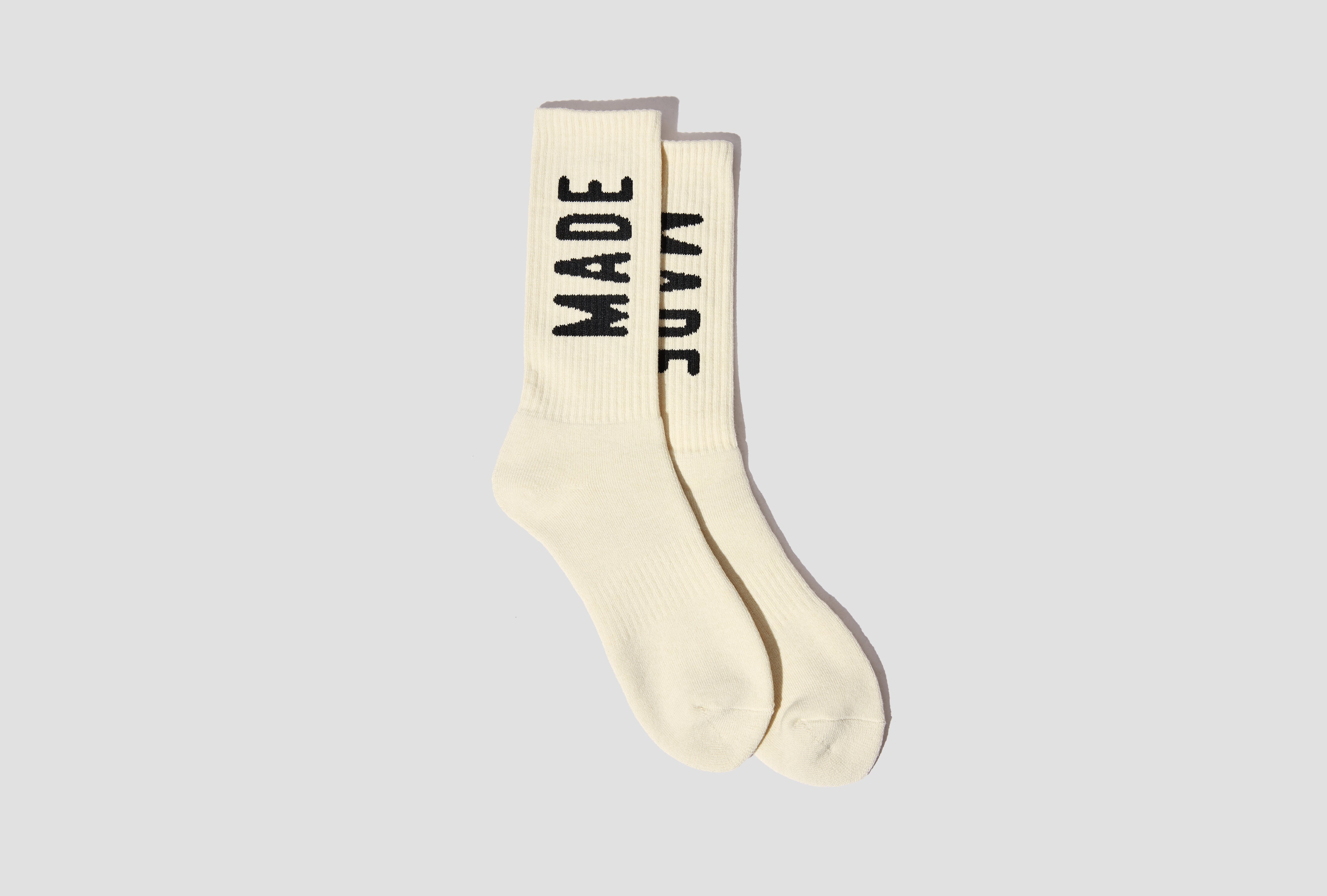 HUMAN MADE HM LOGO SOCKS HM25GD006 White – HARRESØ