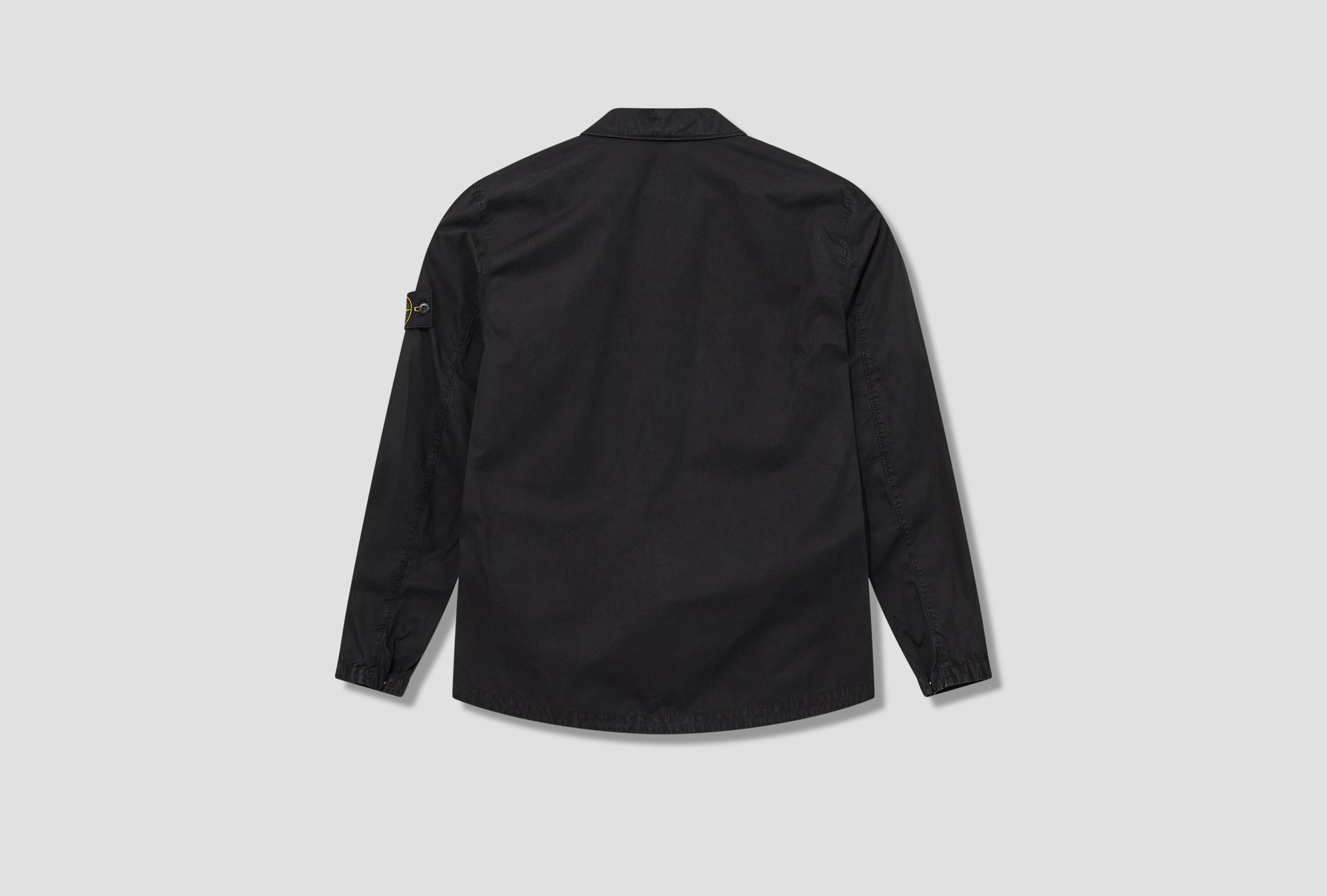 BRUSHED COTTON CANVAS GARMENT DYED 'OLD' EFFECT 7815106WN Black