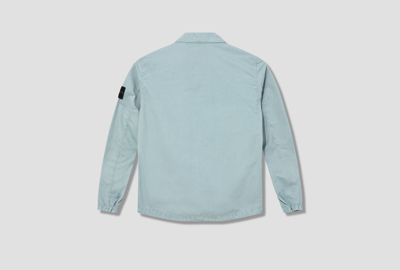 BRUSHED COTTON CANVAS GARMENT DYED 'OLD' EFFECT 7815106WN Light blue