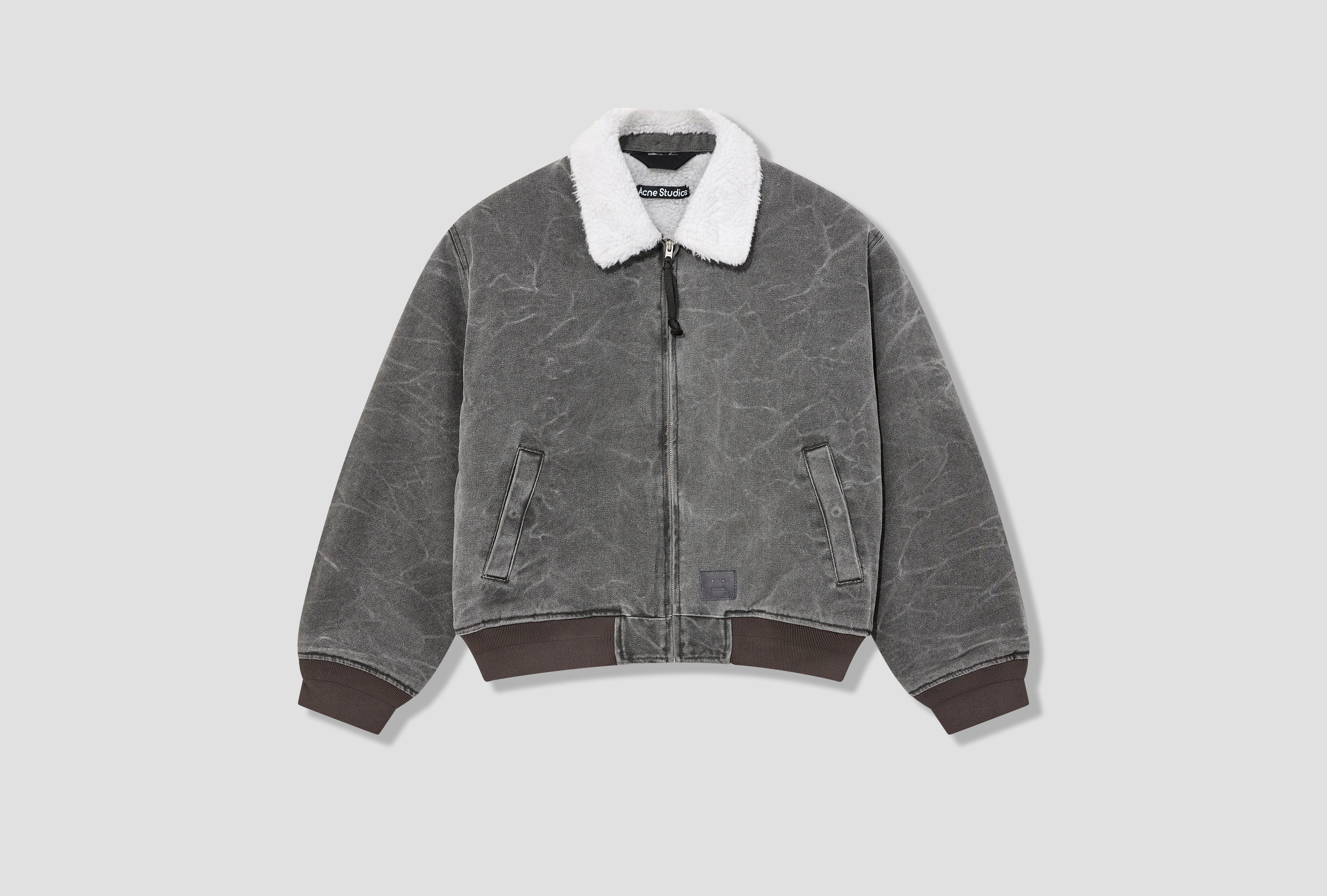 ACNE STUDIOS OMBREYO CANVAS JACKET C90120 Dark grey – HARRESØ