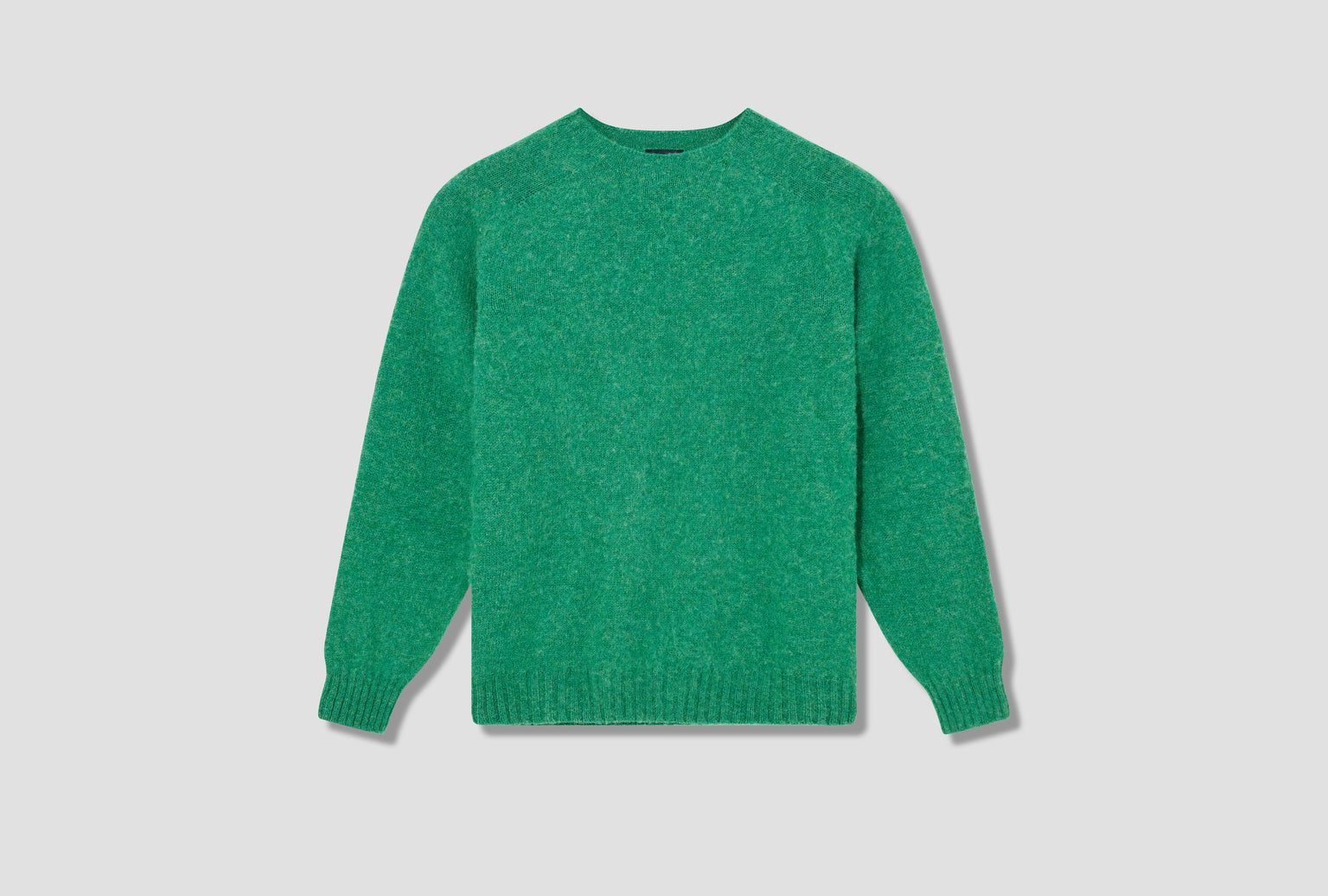 BRUSHED SHETLAND CREW NECK JUMPER DR2A3A 21501-10 Green