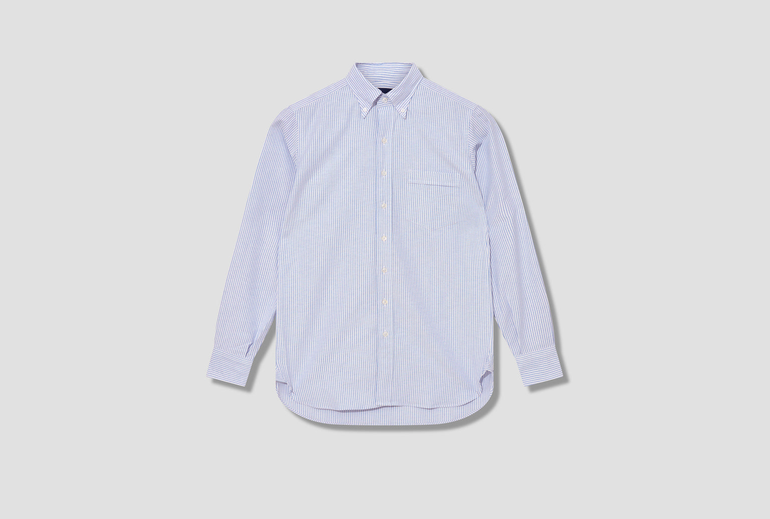 TICKING STRIPE BUTTON DOWN OXFORD SHIRT DR2A4A 21844-04 Blue