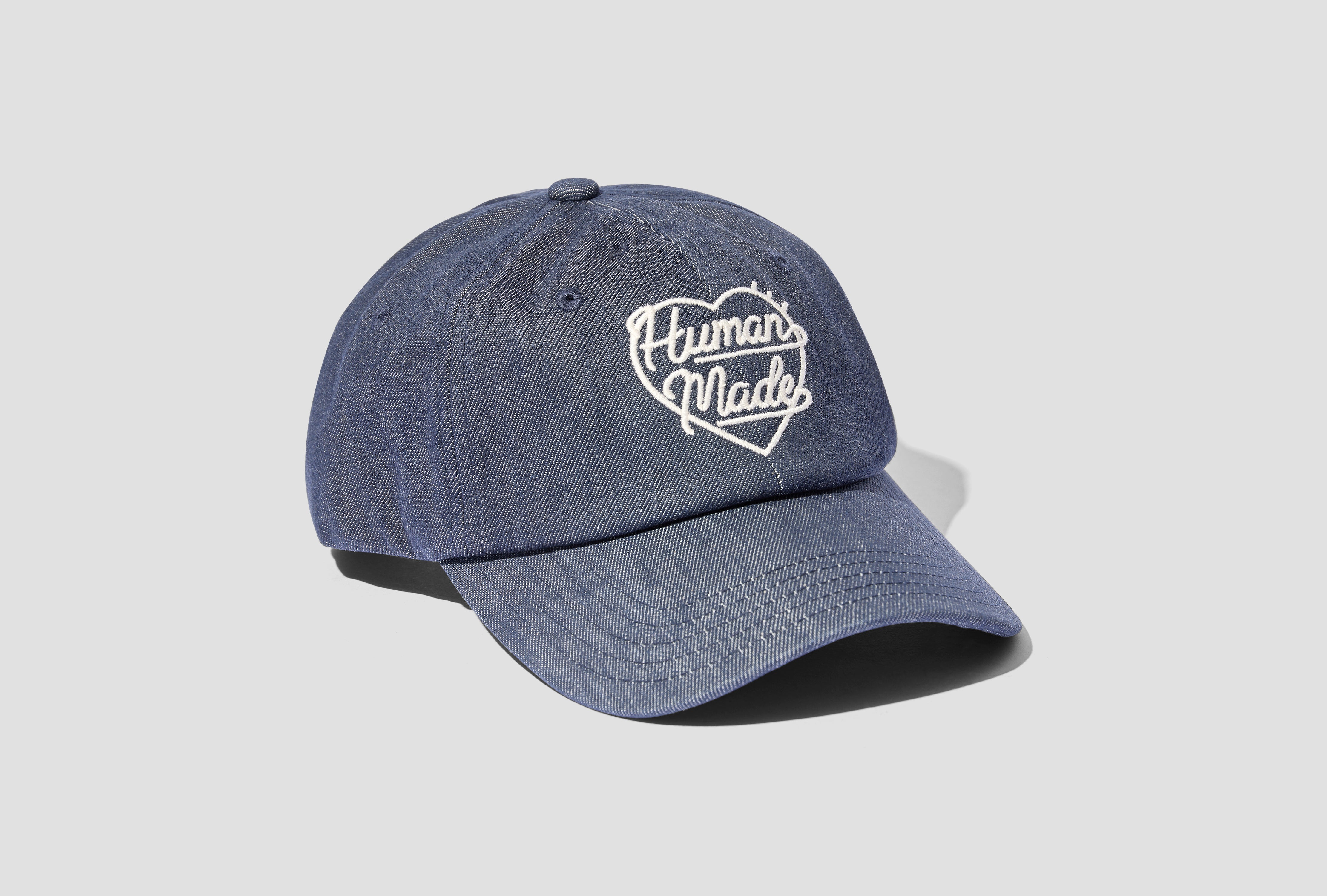 HUMAN MADE 6 PANEL DENIM CAP HM25GD018 Blue – HARRESØ