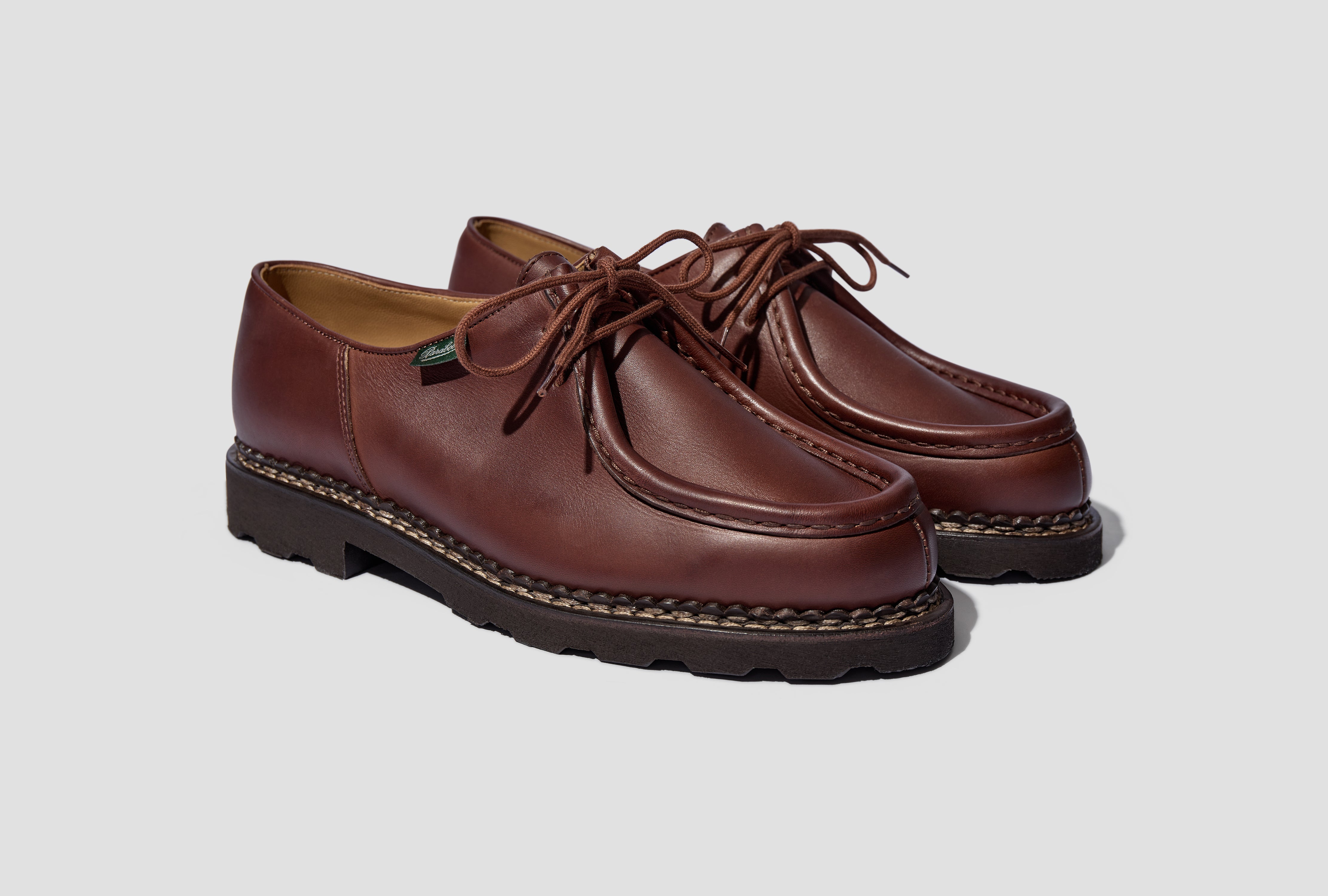 PARABOOT MICHAEL / MARCHE II MARRON - LISSE MARRON 715603 Brown ...