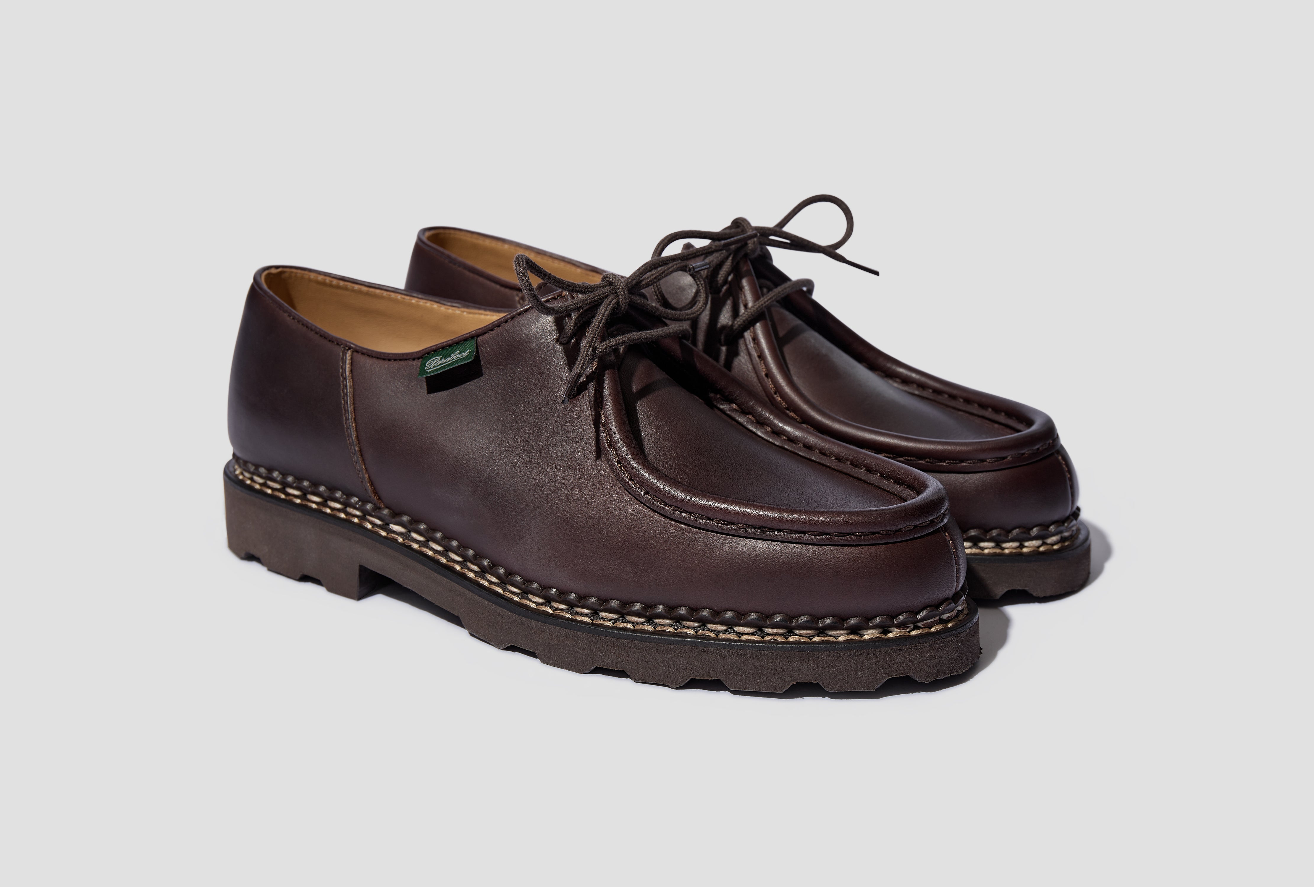 PARABOOT MICHAEL MARCHE II MARRON LISSE CAF 715612 Dark brown