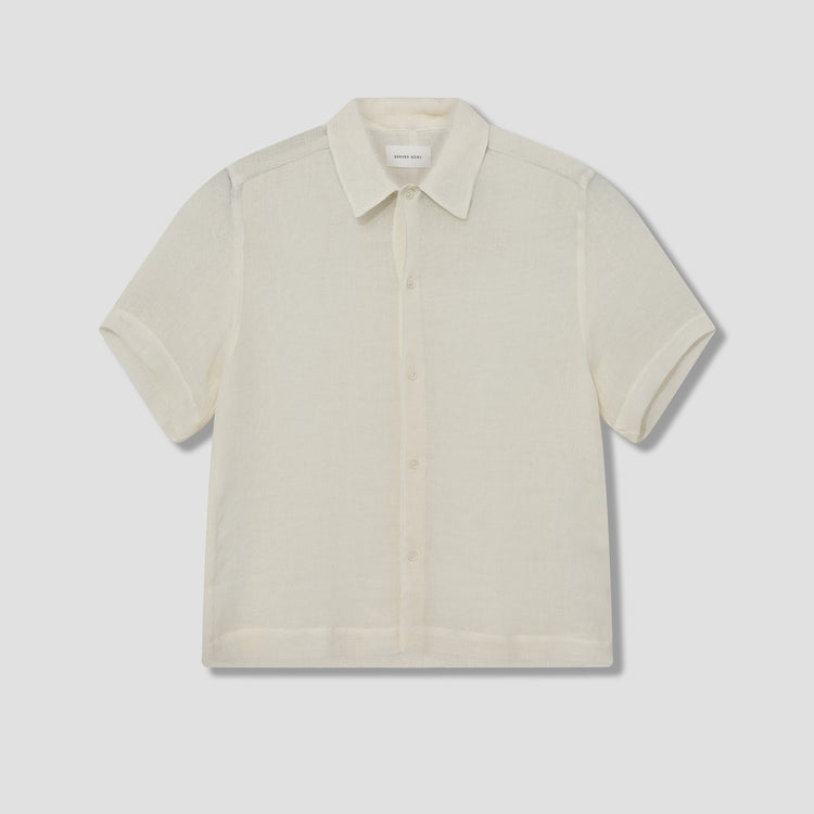 WANDER SHIRT - LENO CLOTH 3-33S13 White