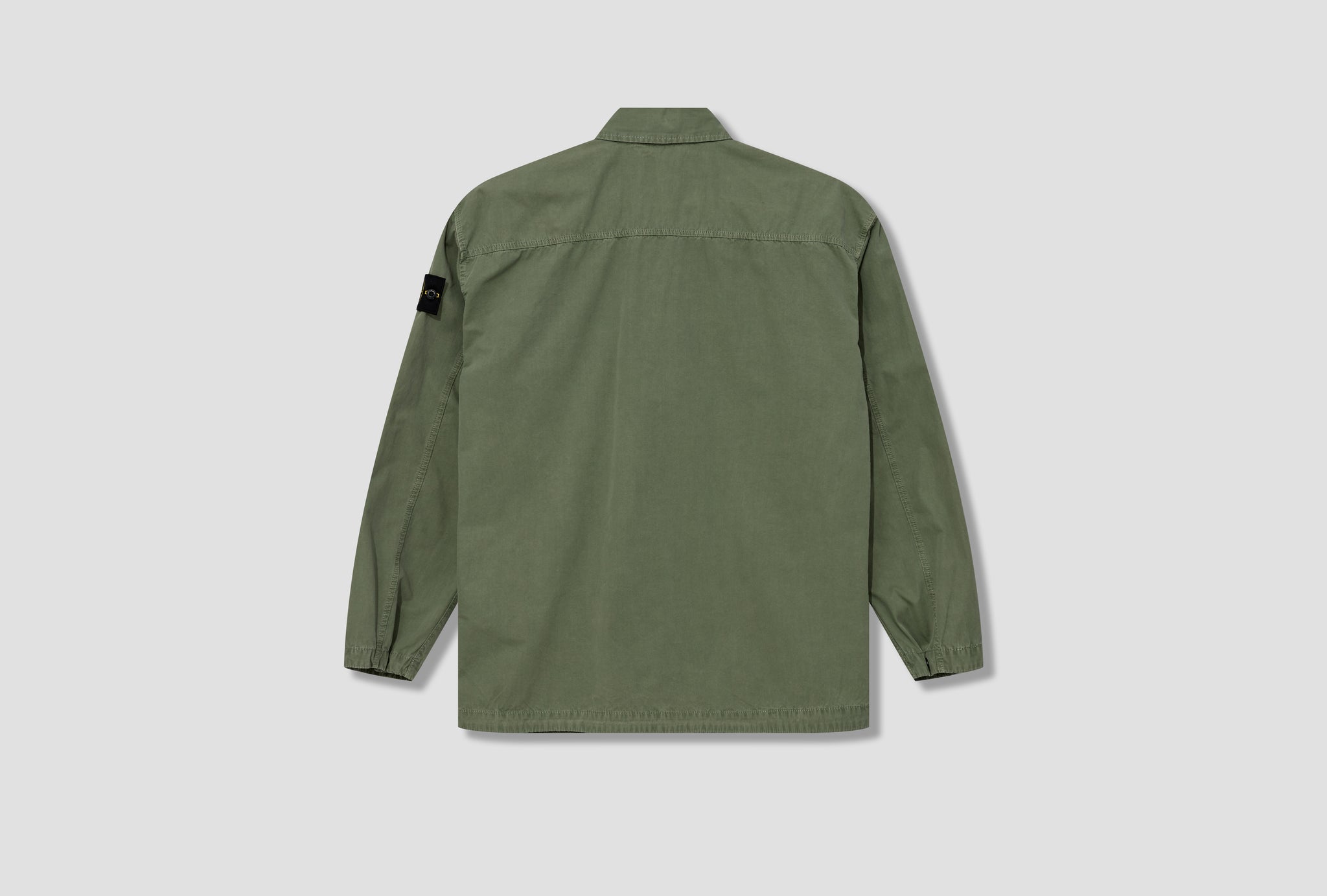 BRUSHED COTTON CANVAS GARMENT DYED 'OLD' EFFECT 7815115WN Green