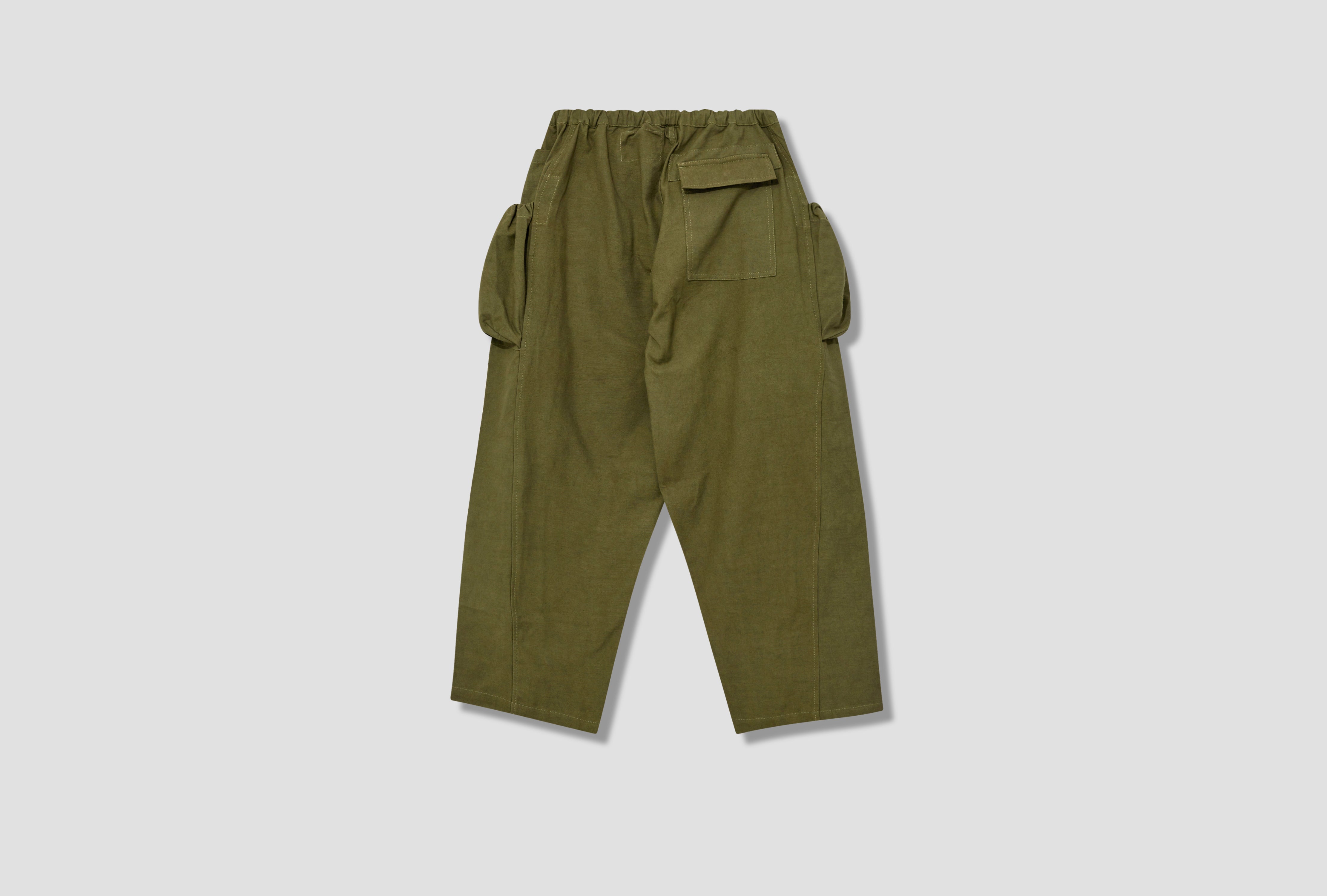 STORY MFG. SALT PANTS - OLIVE SLUB SSS23TRSAPCOTOSL Olive – HARRESØ