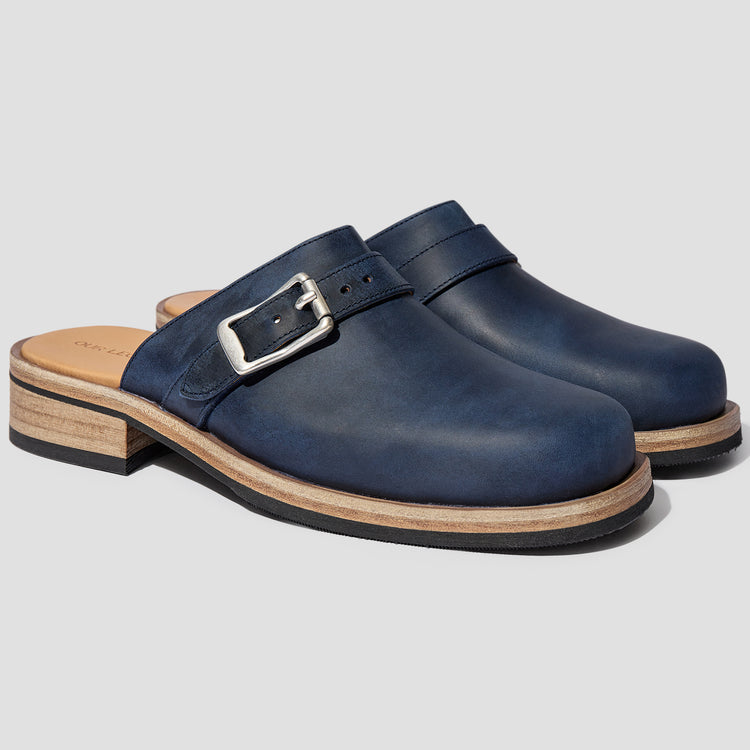 CAMION MULE - CLASSIC BLUE LEATHER A2237CCB Blue