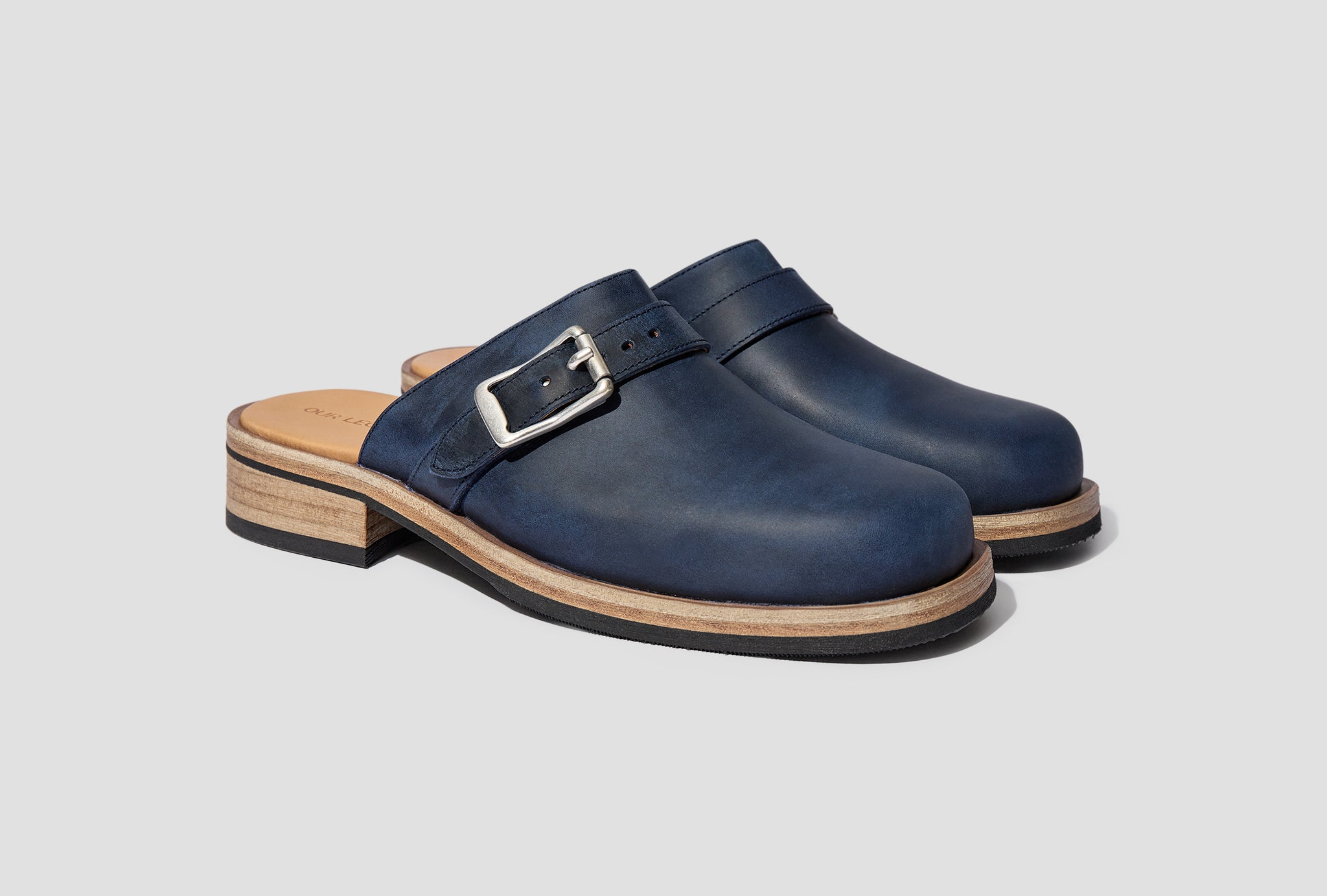 CAMION MULE - CLASSIC BLUE LEATHER A2237CCB Blue