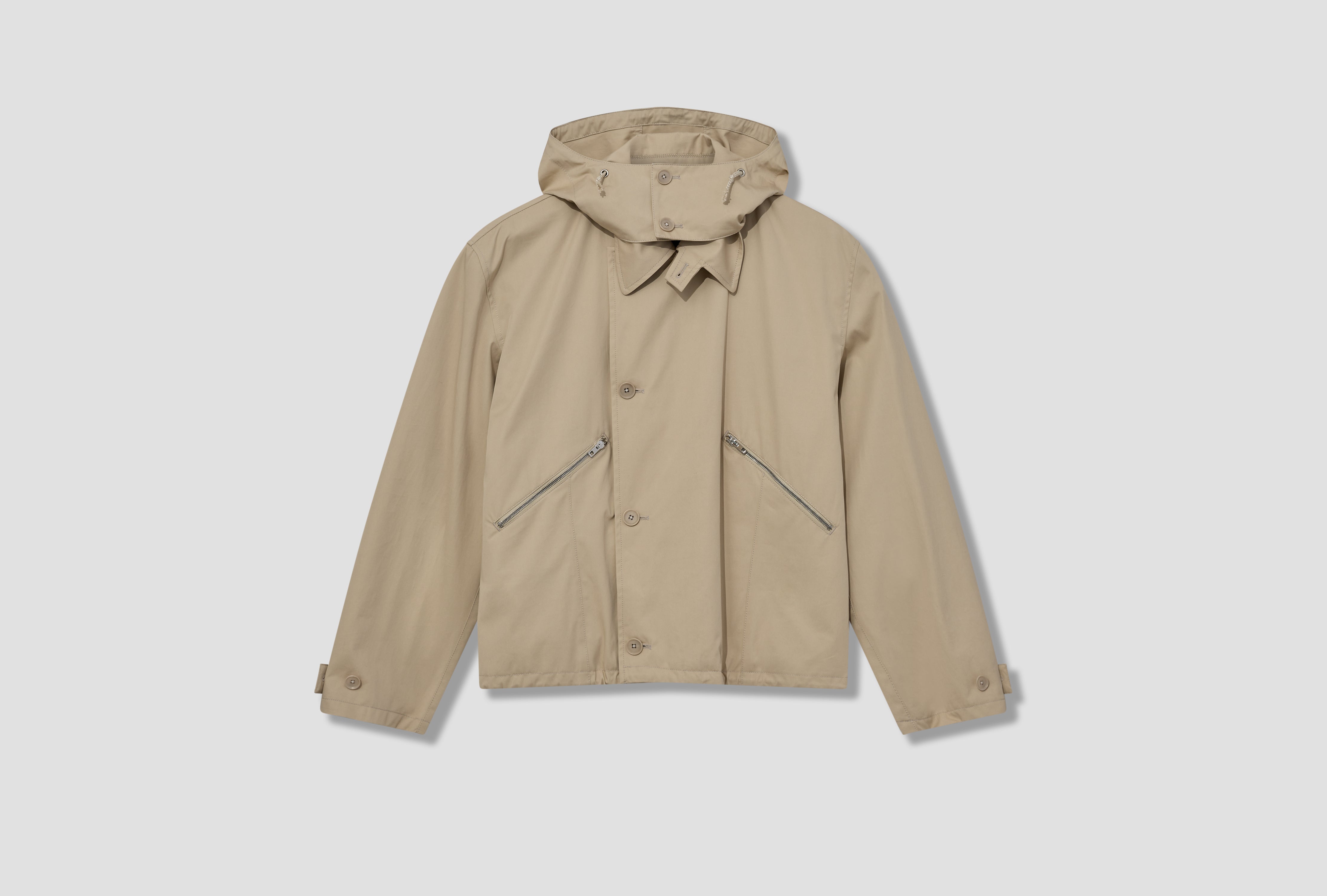 LEMAIRE BOXY MILITARY BLOUSON JACKET OW1004 LF1011 Beige – HARRESØ