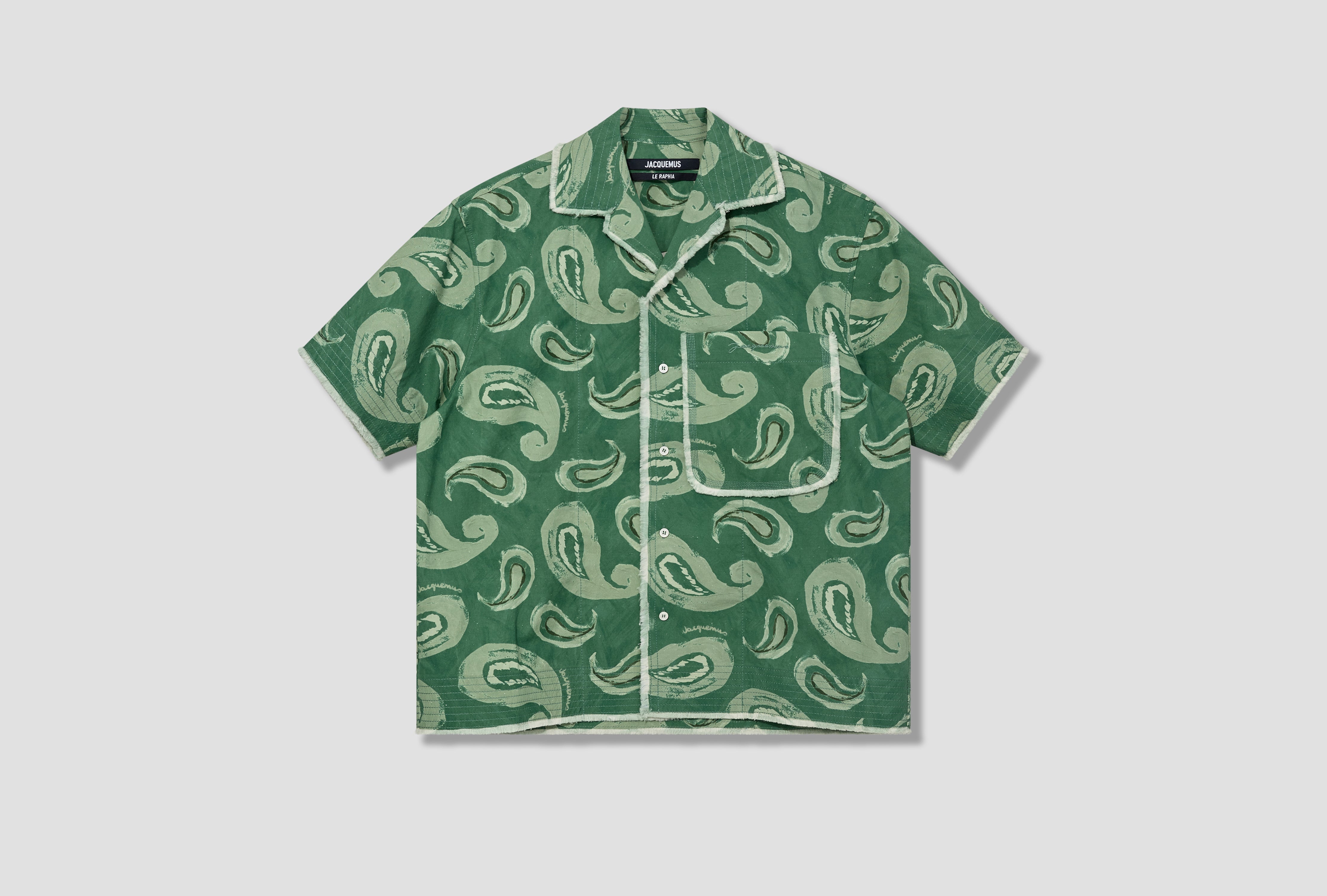 LA CHEMISE ARTICHAUT - PRINT POP GREEN PAISLEY 235SH044-1384 Green