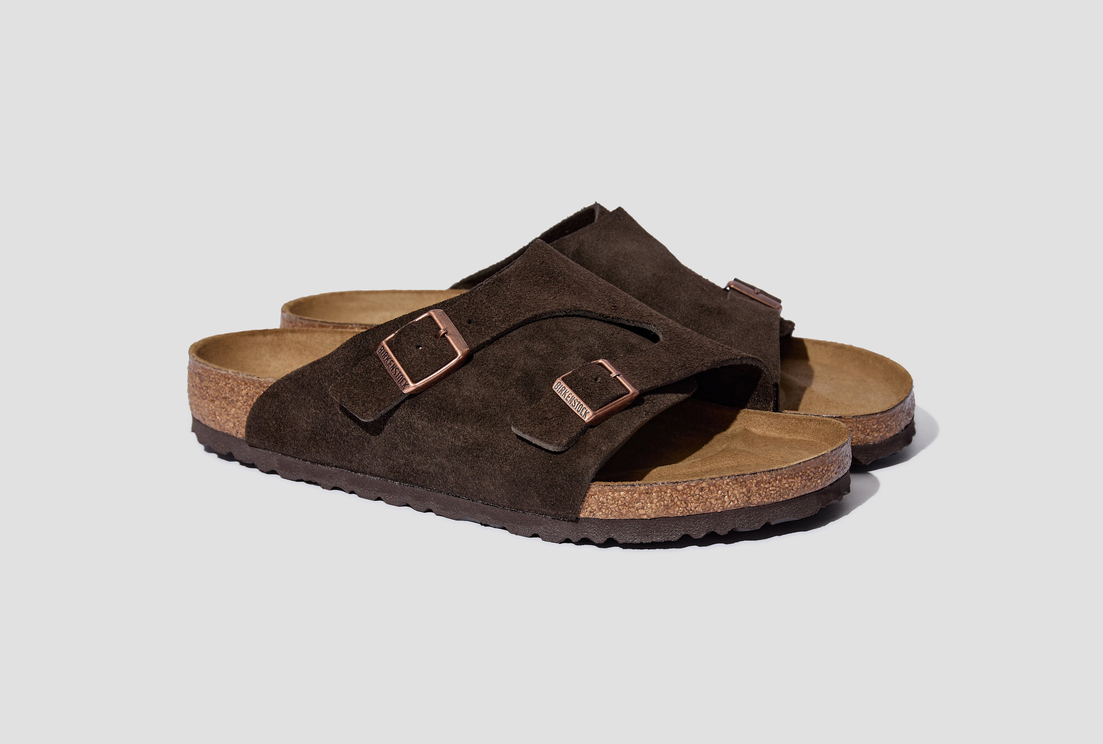 BIRKENSTOCK ZÜRICH - SUEDE LEATHER / MOCCA - REGULAR 1024575 – HARRESØ