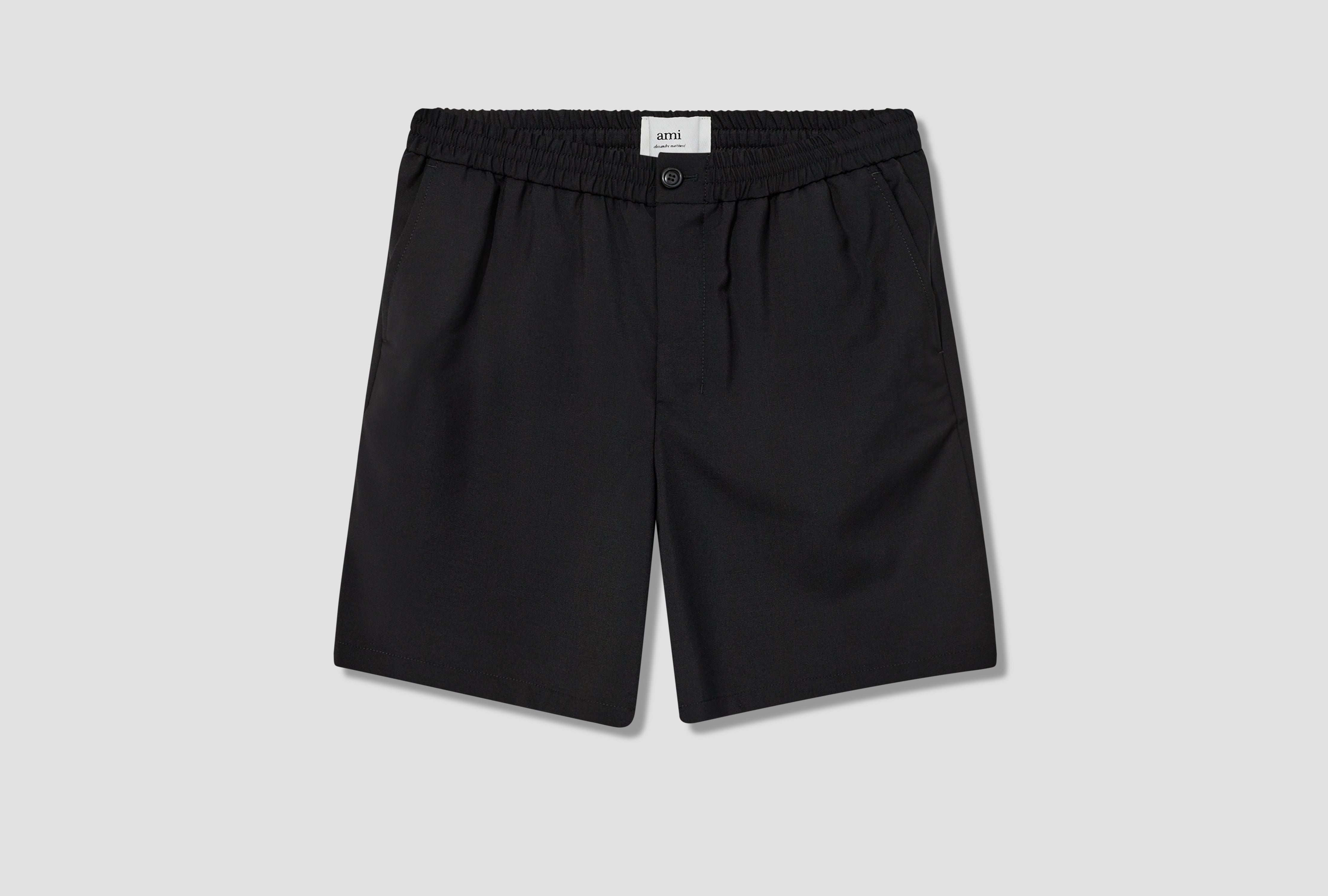 ELASTICATED WAIST SHORTS HSO303.279 Black